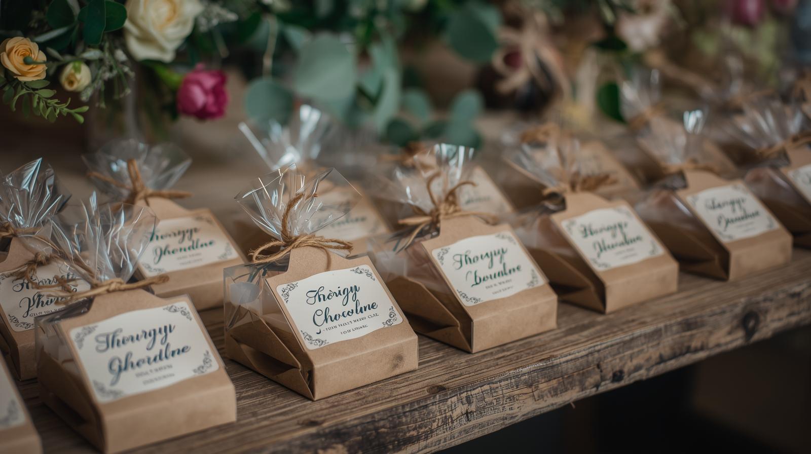 Bedankjes voor gasten: kleine gebaren, grote impact