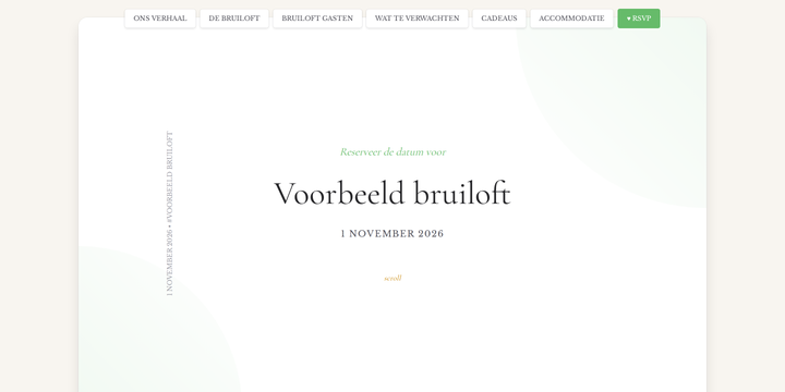 Tijdloos elegant thema